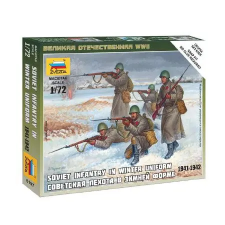  Zvezda Soviet Infantry /Winter uniform/ 1:72 (6197) makett
