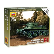  Zvezda Soviet Light Tank BT-5 1:100 (6129) makett