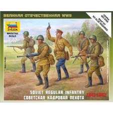  Zvezda Soviet Regular Infantry 1941-42 1:72 (6179) makett
