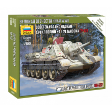 Zvezda Soviet Self Propelled Gun SU-122 makett 1:100 (6281Z) makett