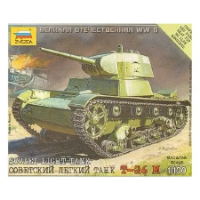  Zvezda Soviet Tank T-26 1:100 (6113) makett