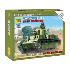  Zvezda T-28 Soviet Tank  1:100 makett harcjármű (6247) makett