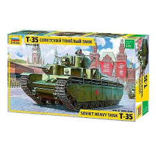 Zvezda T-35 Heavy Soviet Tank Military 1:35 (3667) makett