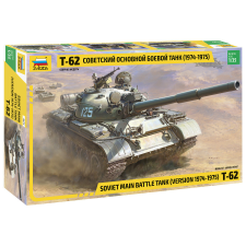  Zvezda T-62 Soviet Main Battle Tank (1974-1975) 1:35 (3673) makett