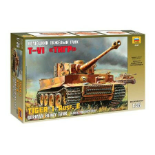  Zvezda Tiger I Early /Kursk/  1:72 makett harcjármű (3646) makett