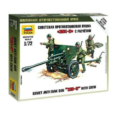  Zvezda Zis-3 Soviet Gun  makett figura 1:72 (6253) makett