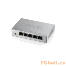 ZyXEL GS1200-5 5port Gigabit LAN (60W) web menedzselhető asztali switch hub és switch