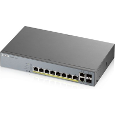ZyXEL NET ZYXEL Switch GS1350-12HP, 12 Port managed CCTV hub és switch