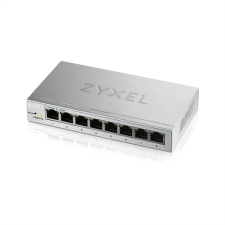 ZyXEL Switch 8x1000Mbps Fémházas Asztali, Web menedzselés, GS1200-8-EU0101F hub és switch
